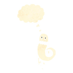 retro cartoon ghost