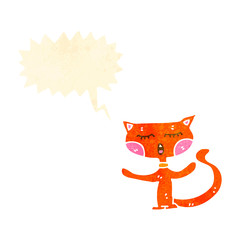 retro cartoon cat