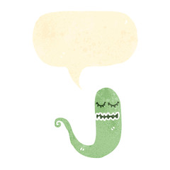 spooky retro cartoon ghost