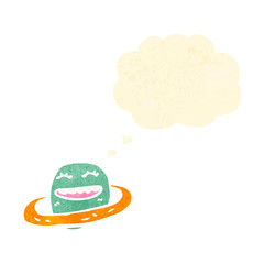 retro cartoon flower