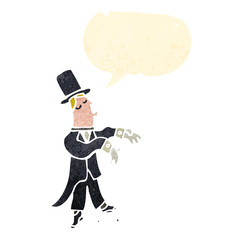 retro cartoon dancing man