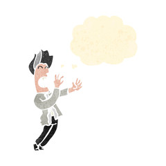 retro cartoon vampire in sunlight