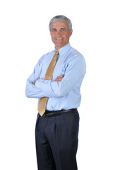 Standing Businessman with arms crossed