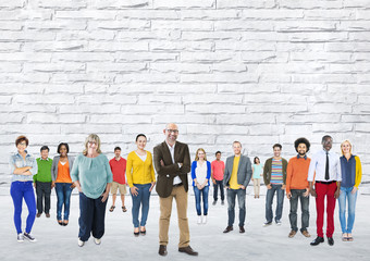 Obraz premium People Community Togetherness Corporate Team Concept