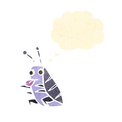 retro cartoon bug