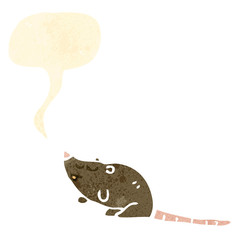 retro cartoon mouse