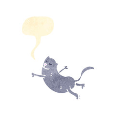 retro cartoon cat