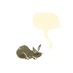 cartoon rabbit with speech bubble