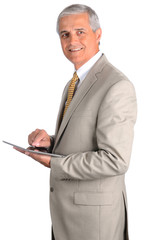 Businessman with Tablet Computer