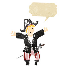 retro cartoon pirate