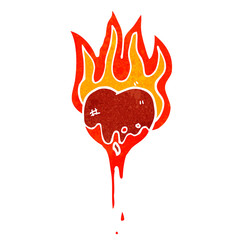 flaming heart symbol