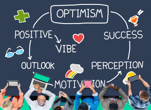 Optimism Positive Outlook Vibe Perception Vision Concept