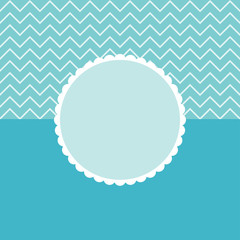 Template frame design for holiday card