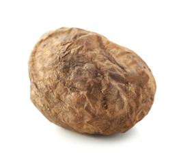 Baked potato isolated on white