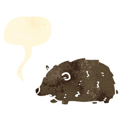 cute bear retro cartoon