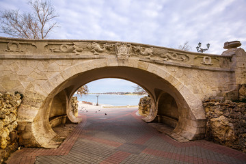 bridge in Sevastopol. Crimea. Ukraine.
