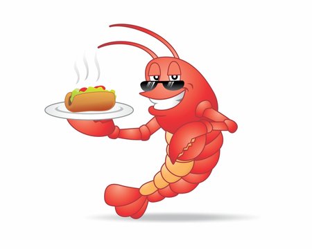 lobster crustaceans mascot