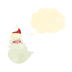 cartoon santa claus face