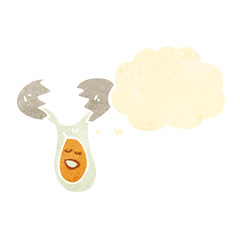 cartoon cracked egg