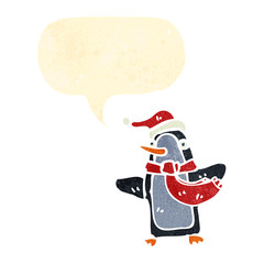 cartoon penguin