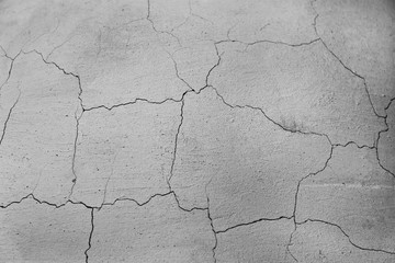 Cracked cement wall background