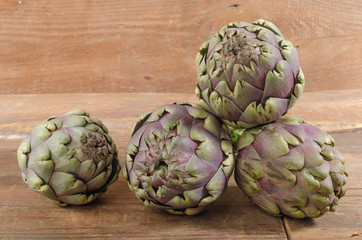 Fototapeta premium Fresh artichokes