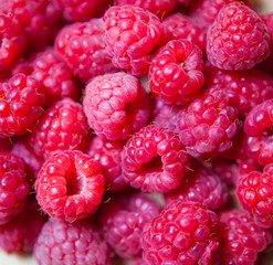 Raspberry fruit background
