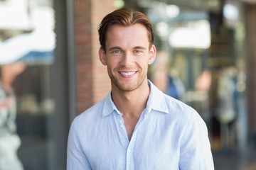 Portrait of happy smiling man