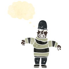 retro cartoon thief