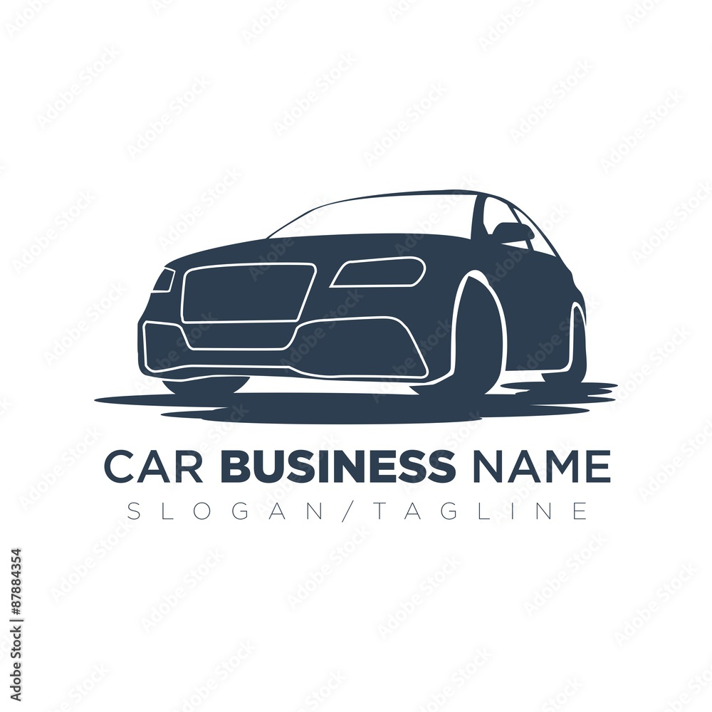 Wall mural Car vector logo icon