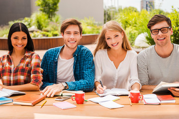 Confident and successful students. 