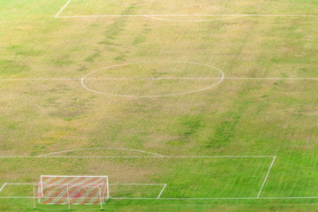 Obraz premium stade de football, pelouse naturelle 