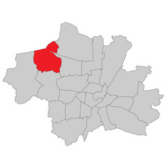 München Allach-Untermenzing - Vektor