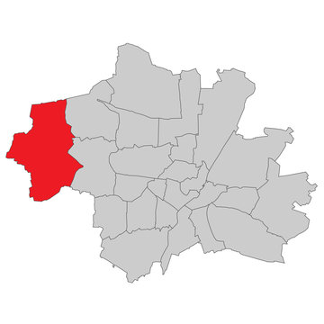 M&uuml;nchen Aubing-Lochhausen-Langwied - Vektor