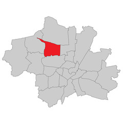 München Moosach - Vektor