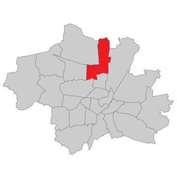 M&uuml;nchen Milbertshofen-Am Hart - Vektor