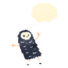 retro cartoon spooky ghoul