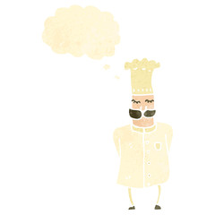 retro cartoon,chef