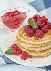 Pancakes with berries