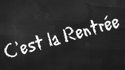 C'est la rentr&eacute;e