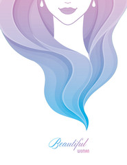 Beautiful and young woman