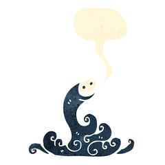 retro cartoon spooky ghost