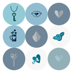 Happy Valentines Day Icons