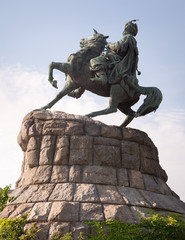 Obraz premium Monument to Bogdan Khmelnitsky, Ukrane, Kiev