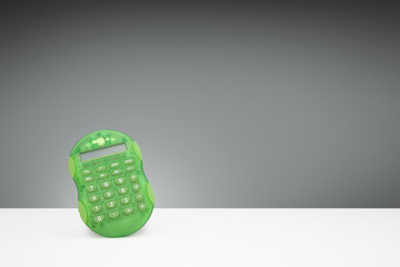 close up of a Desktop Calculator