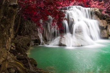Fotobehang waterfall © saknakorn