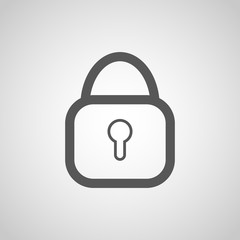 lock icon. Stock vector.