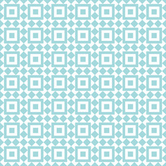 Retro Seamless Pattern Turquoise