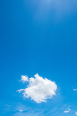 Fototapeta na wymiar Blue sky with clouds 