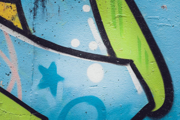 Détail de graffiti